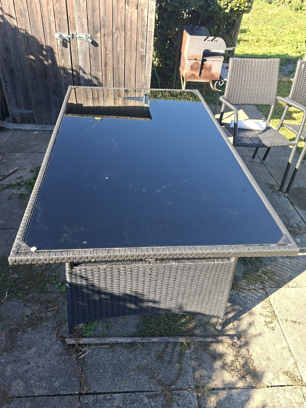 Set de table et chaises: Table de jardin avec 4 chaises – D'occasion à St-maurice par AHTP 1