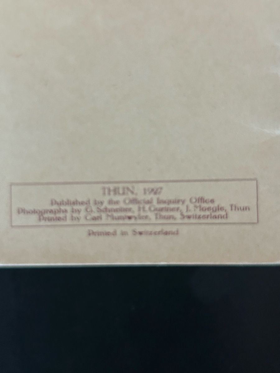 Dokumente: THUN 1927 / Schöne Broschüre / Heftli – Gebraucht aus Zumikon von tuna007 1