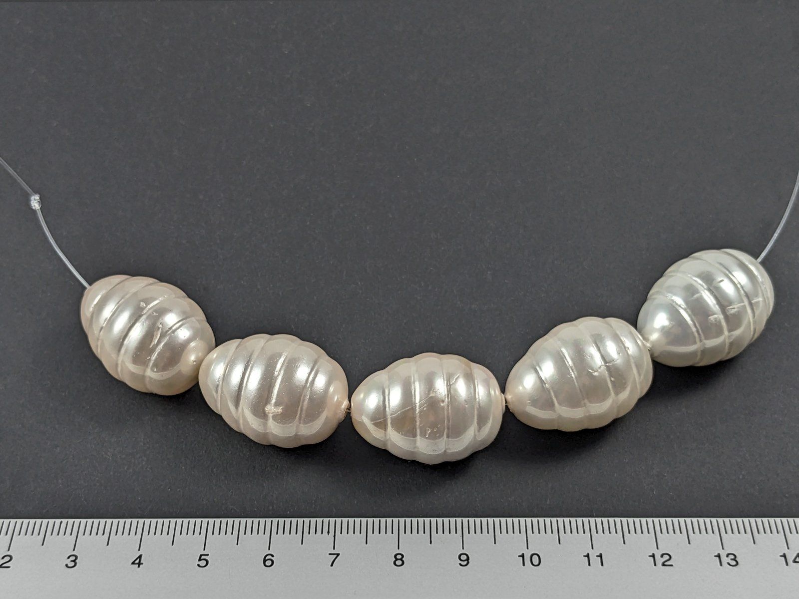 Minerali & Pietre curative: Muschelkernperlen 5Stk. 25 x 18mm – Nuovo e nell'imballaggio originale da Meilen venduto da GypsyCat 1