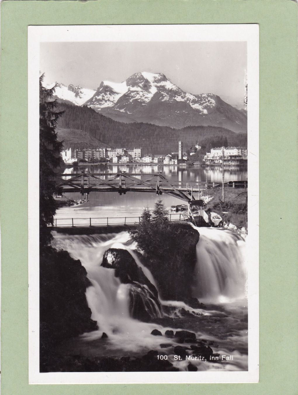 Ansichtskarten: St. Moritz Innfall – Gebraucht aus Herisau von Lisegrat2008