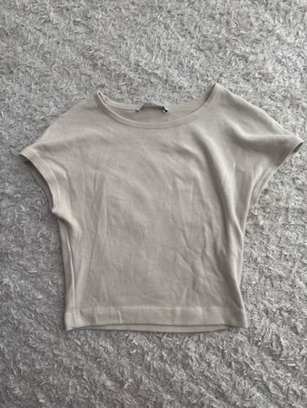 Zara Basic Shirt, Beige, Gr. S, neuwertig, Top Zustand!