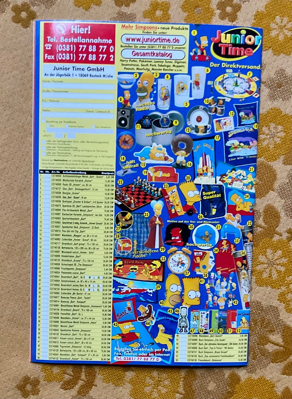 Comics: Bart Simpson Heft Nr 2 von 2001 – Gebraucht aus Endingen von nathan05 9