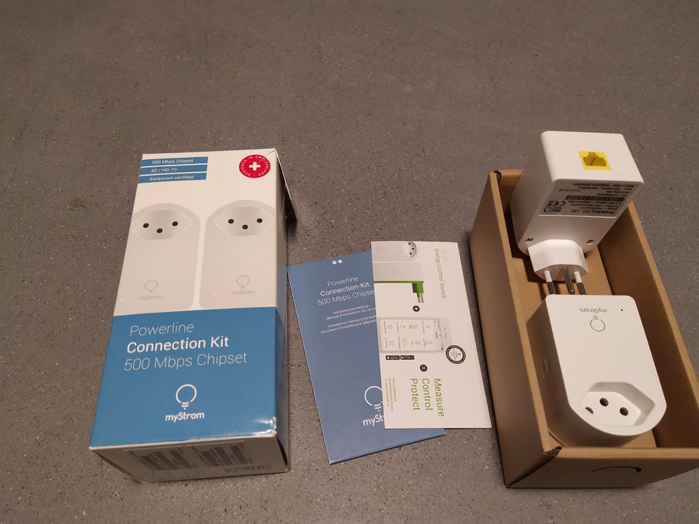 Power line connection kit 500 Mbps Chipset | Kaufen auf Ricardo