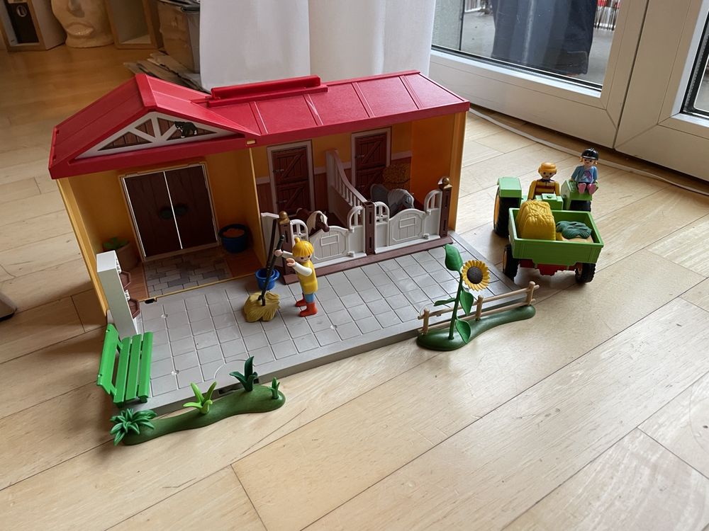 Playmobil Pferdestall zum Mitnehmen | Kaufen auf Ricardo