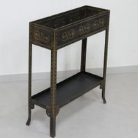 Antike Jugendstil-Blumenständer aus Metall