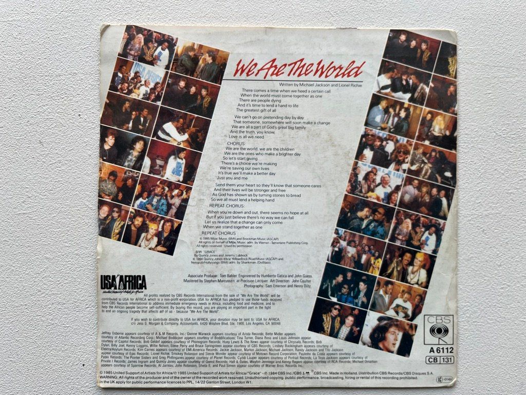 Dischi in vinile: We are the world 1964 (single) – Usato da Zürich venduto da schweinsbraten 1