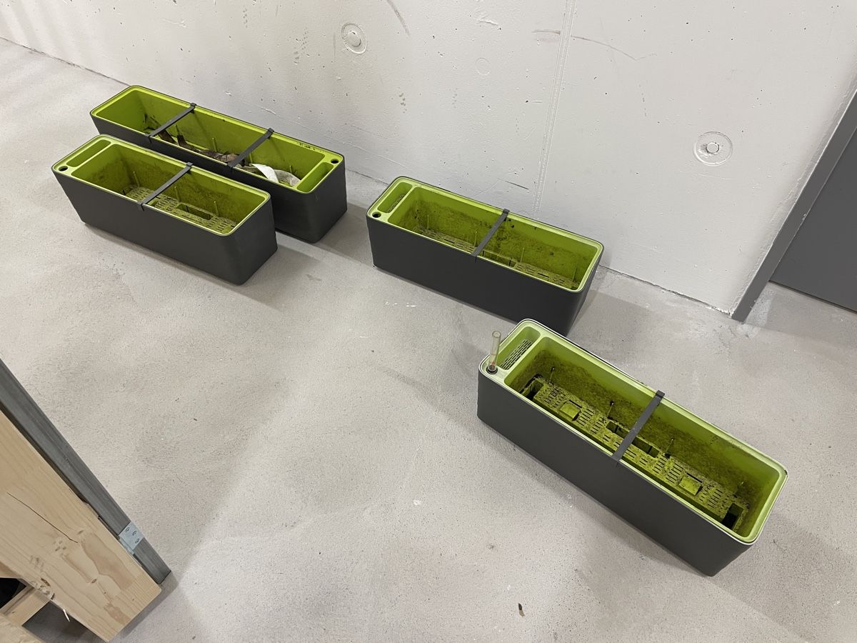 Blumentöpfe: 4 flower pots + holders – Gebraucht aus Au ZH von use_jgn2 1