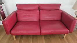 Ledersofa in Top-Zustand  kaum benutzt