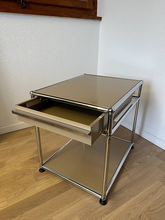 USM Nachttische: Table de chevet USM Haller en Beige // Ref. AY0395-2 – Gebraucht aus Ravoire von ARKY_s 2
