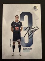 Original Autogrammkarte Jesper Löfgren FCL Saison 23/24