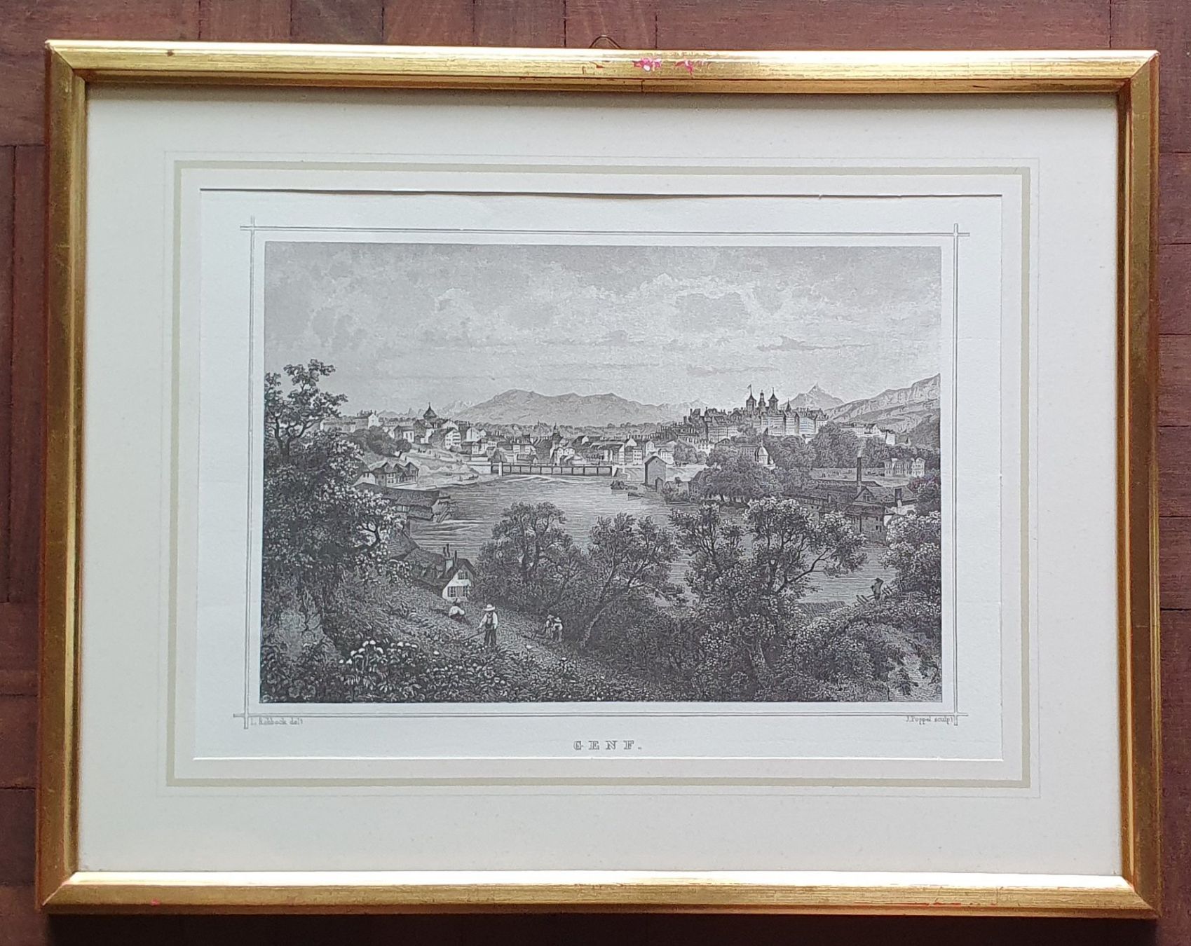 Grafica & Litografie: Bild - Lithographie von Genf – Usato da Kreuzlingen venduto da Rschweiz1