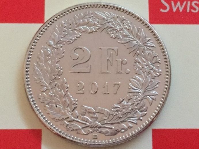 Tutti le monete: 2 Franken 2017 ss-vz – Usato da Elsau venduto da herbybay