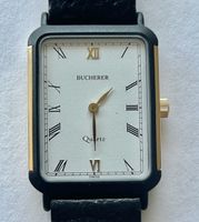 Montre BUCHERER Quartz rectangulaire femme doré