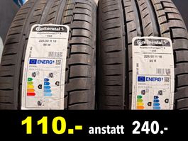 ||•  225/ 50 R18, CONTINENTAL - 2 Stück /229s
