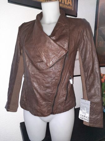 giacca Chiodo in PELLE 36
