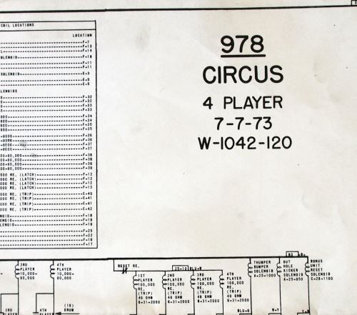 Flipper: Circus (EM) – Usato da Schalunen venduto da schwabspielautomaten 1
