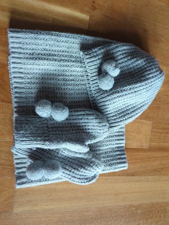Kappe, Schal & Handschuhe Set Gr. 92/104