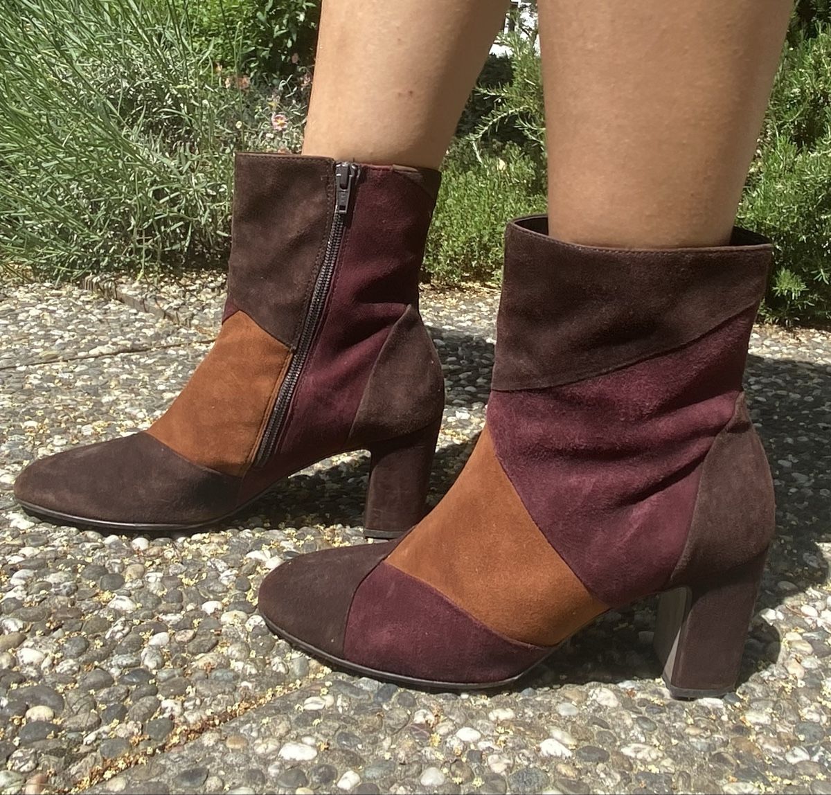 Gabor Damenschuhe: Gabor Freeman patchwork Stiefeletten – Gebraucht aus Muttenz von ala_7c7n