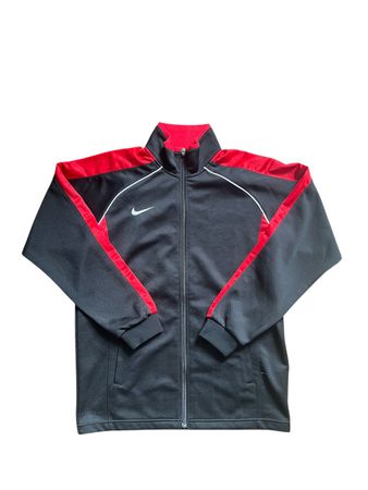 Veste Nike Dri-Fit noire et rouge taille L homme