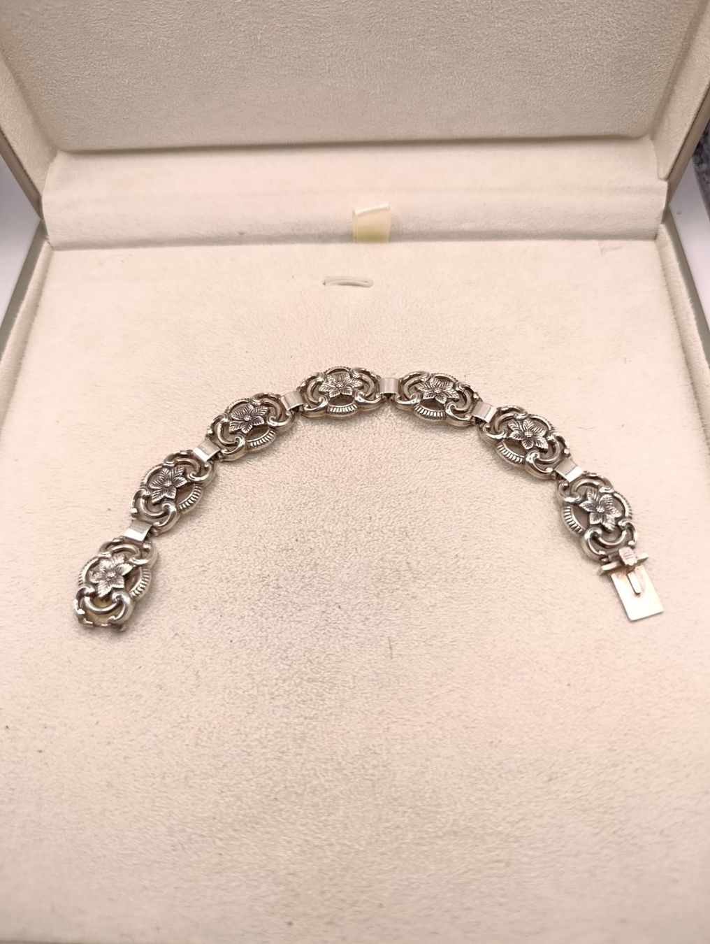 Bracciali & Braccialetti: Jugendstil 835er Silber Armband um 1900j Top – Usato da Steffisburg venduto da 1.Schmuckschatulle 2