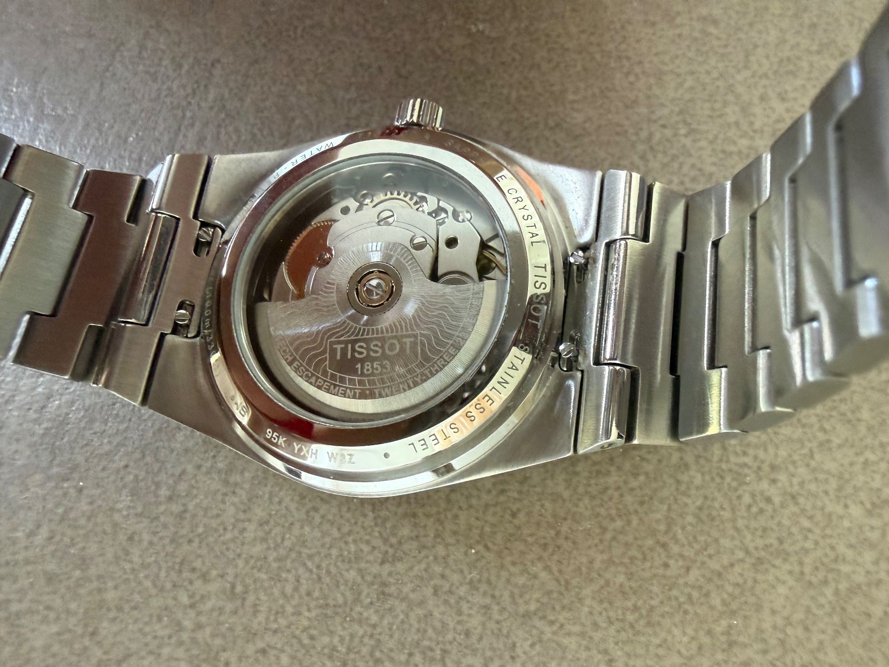 Tissot Montres: Tissot PRX Powermatic 80 35mm silber-Perle – D'occasion à Meggen par nat_z89l 5