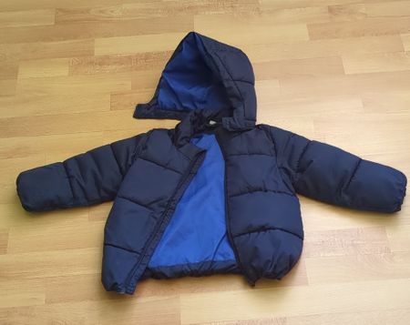 Kinder Winterjacke dunkelblau Grösse 104