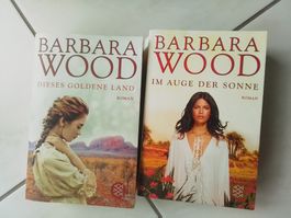 2 Romane von Barbara Wood, Taschenbuch, guter Zustand