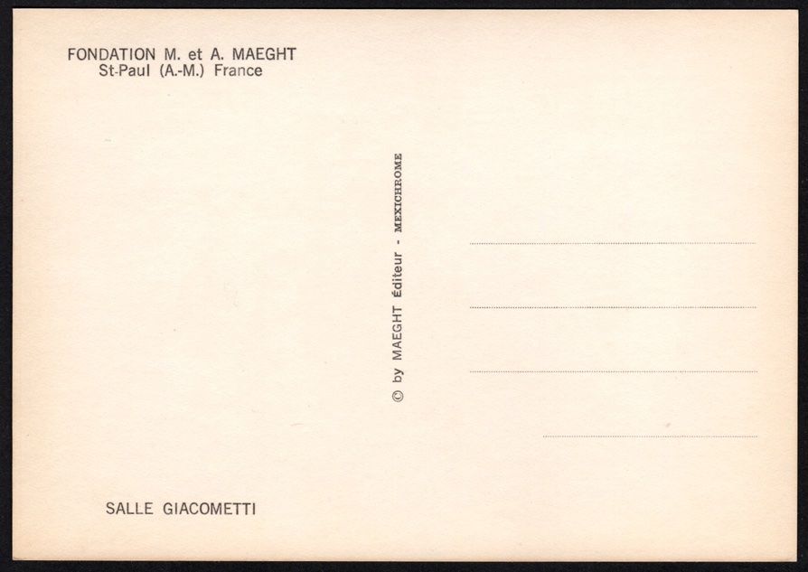 Tutti i francobolli: Maximumkarte Alberto Giacometti – Nuovo (secondo la descrizione) da Dottikon venduto da haeusibuh5 1