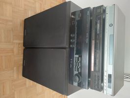 HiFi Anlage mit Yamaha Tuner, Technics Deck, Toshiba CD P...