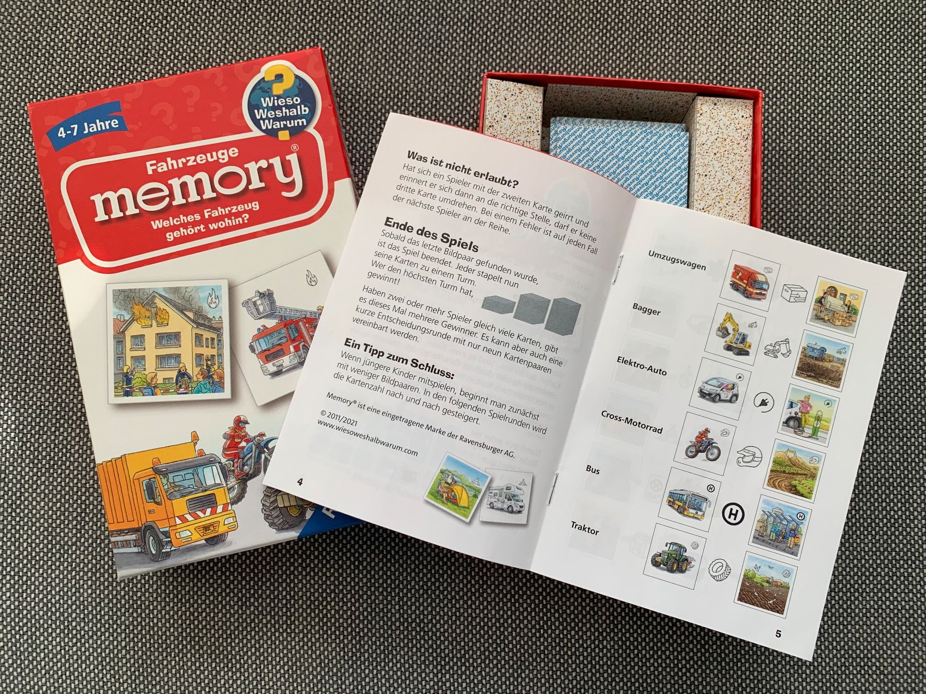 Ravensburger Spiele: Memory Fahrzeuge 4+ – Neu (gemäss Beschreibung) aus Birmensdorf ZH von eva.bari 5