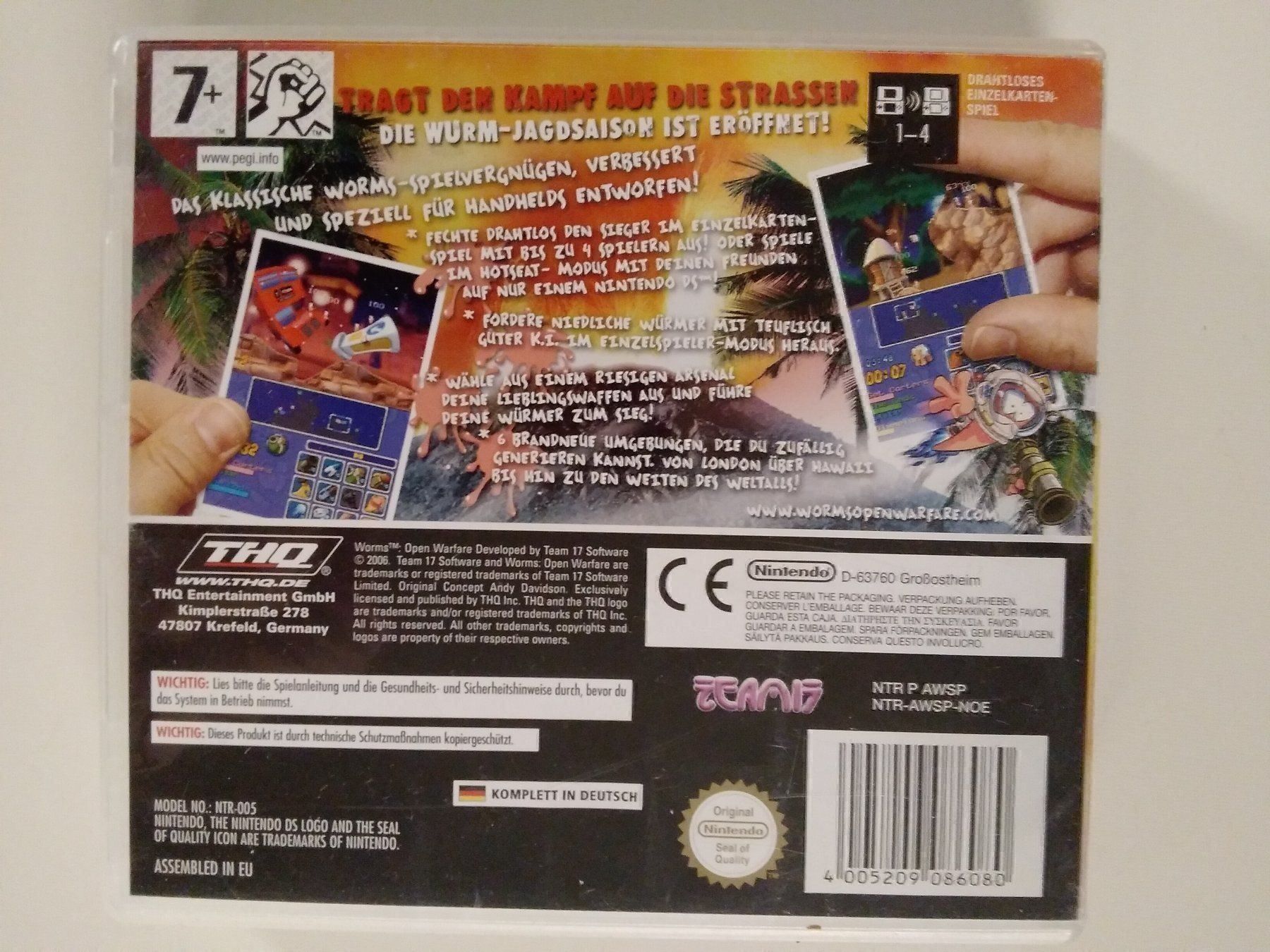 Nintendo Giochi: Nintendo DS  Worms open Warfare – Usato da Dietikon venduto da RevoPlay 1