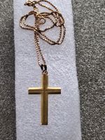 Halskette Gold mit Kreuz 750
