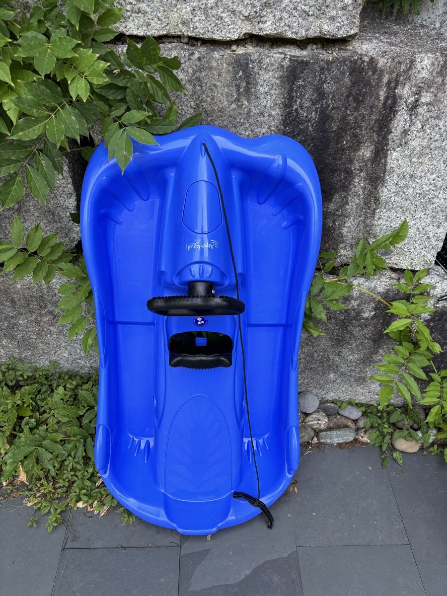 Slitta: Schlitten Davos Modell 66 cm blau neuwertig – Usato da Zollikerberg venduto da albatros019 1