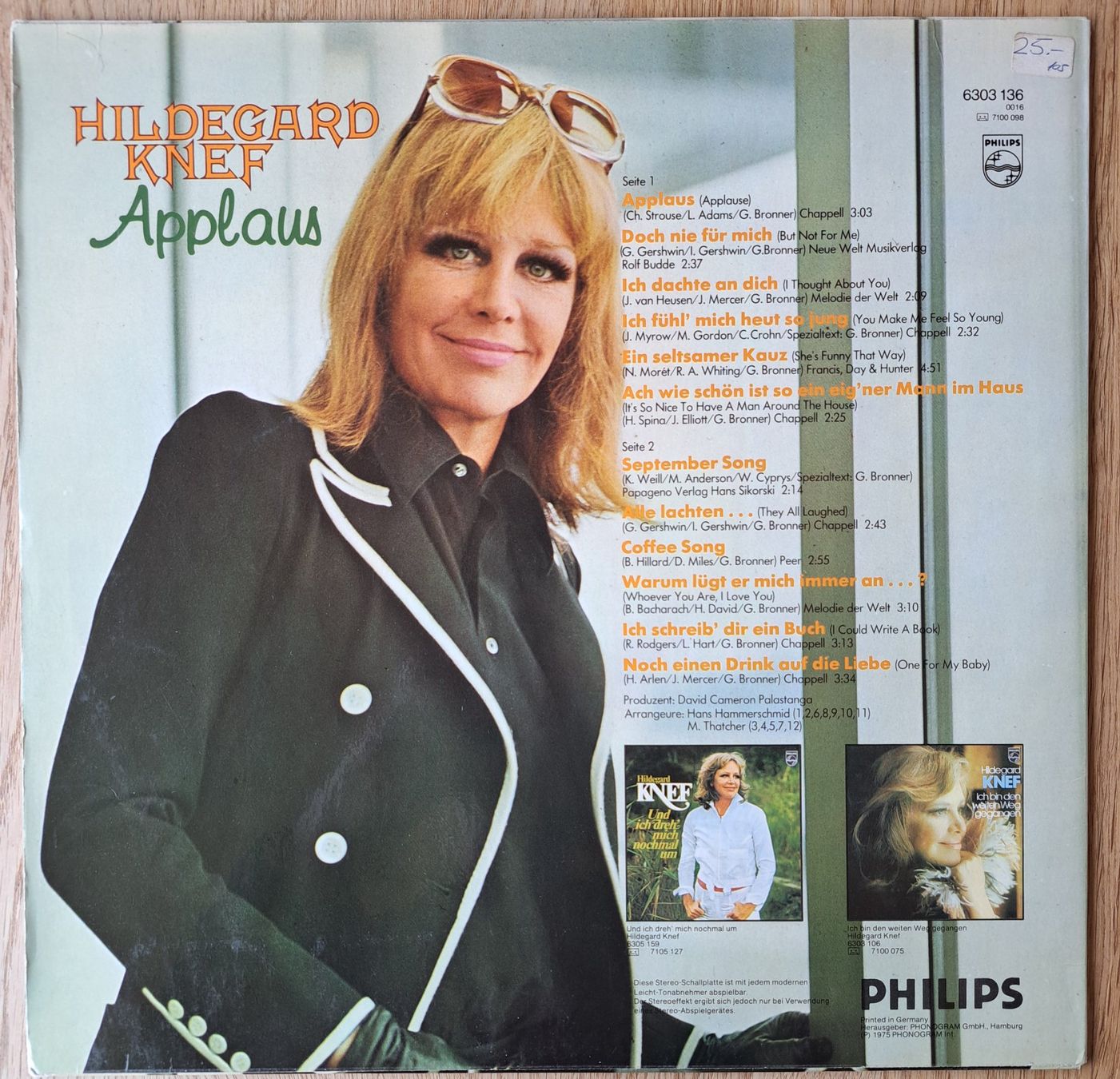 Schallplatten: Hildegard Knef - Applaus – Gebraucht aus Meggen von Ricardokoch 1