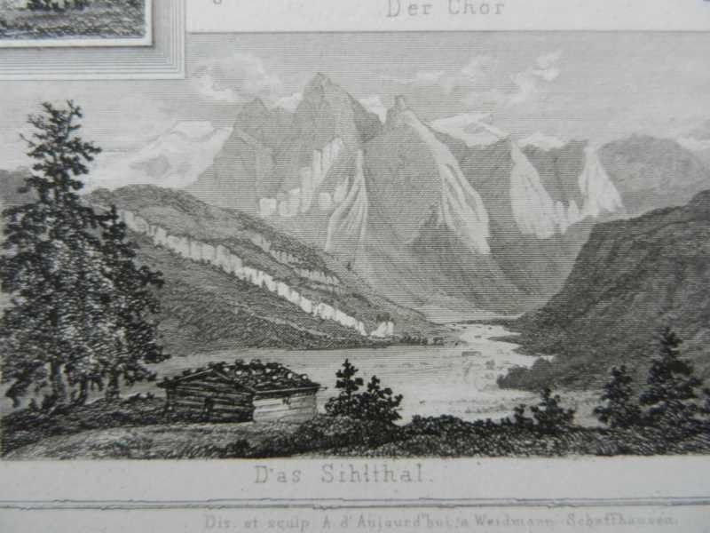 Incisioni: Einsiedeln Souvenirblatt – Usato da Risch venduto da Rischli15 7