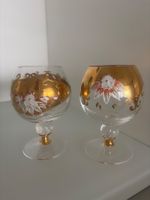 Bohemia Cognacgläser, Golddekor, 2 Stk. - Zeitlos schön!