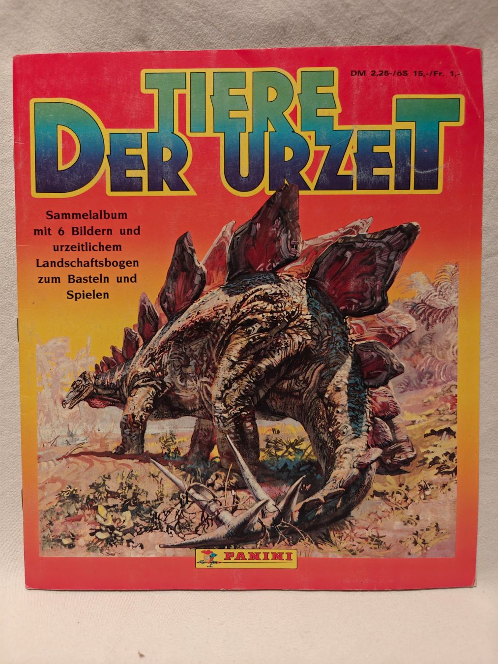 Panini Album: Tiere der Urzeit 1992 – Usato da Gutenswil venduto da Vulcano21