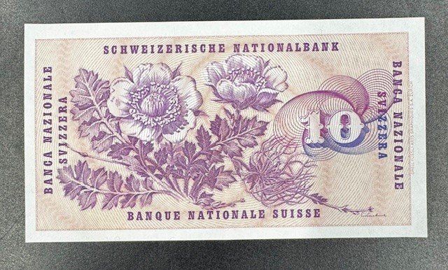 Banconote: 10 Franken Banknote - fast unz – Usato da Meilen venduto da coins4sale 1