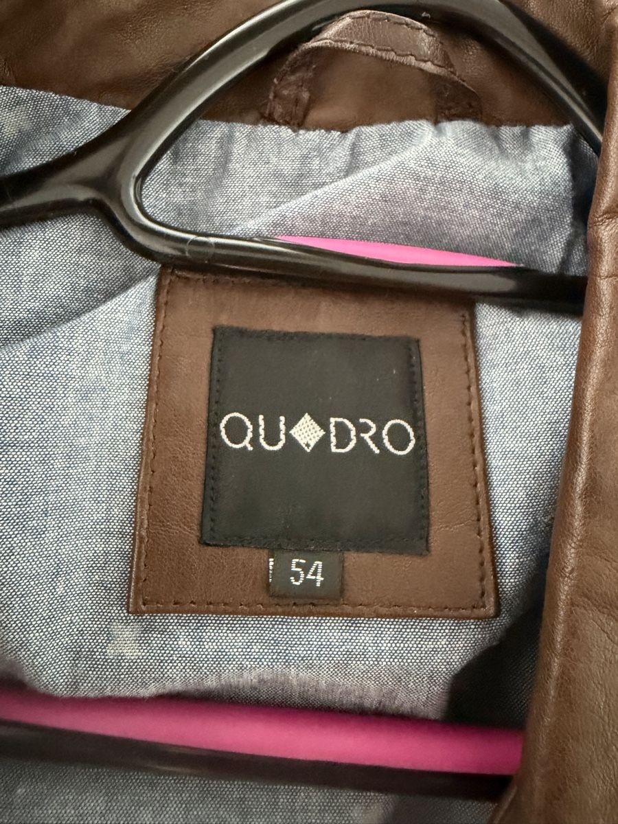 Giacche: Quadro Lederjacke, Grösse 54, Braun – Nuovo (secondo la descrizione) da Seltisberg venduto da diamant103 3