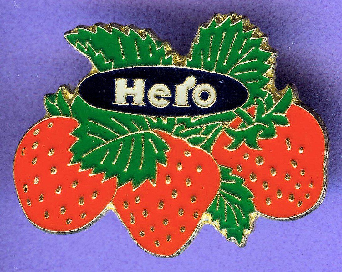 Placchette & Badge: Hero  Konfi  Erdbeeren – Usato da Winterthur venduto da Sammleroase