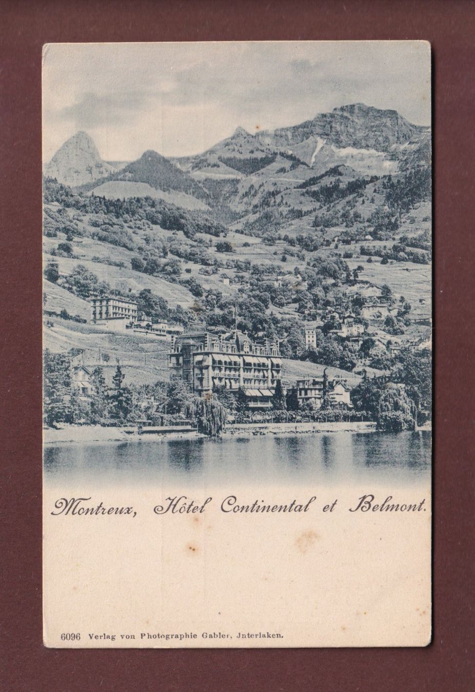 Ansichtskarten: MONTREUX - Hôtel Continental – Gebraucht aus Pully von nicecards