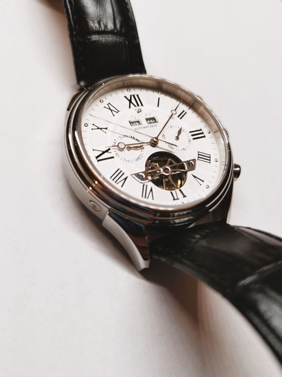 LOUIS XVI Marquis Orologio Automatico Uomo 41mm: Acciaio E Quadrante Grigio - Impermeabile 50m