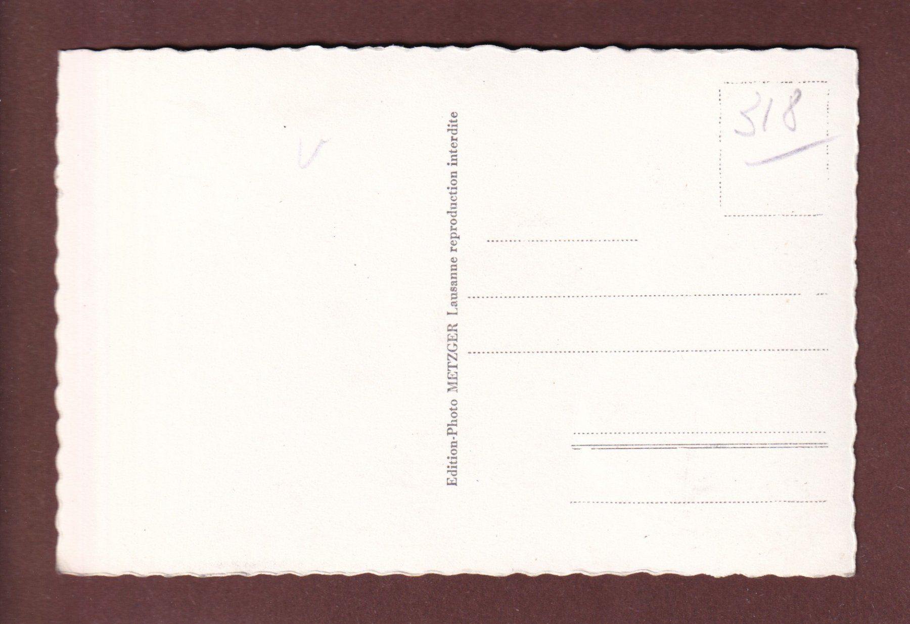 Cartoline postali: BRETAYE et Les Diablerets – Usato da Pully venduto da nicecards-shop 1