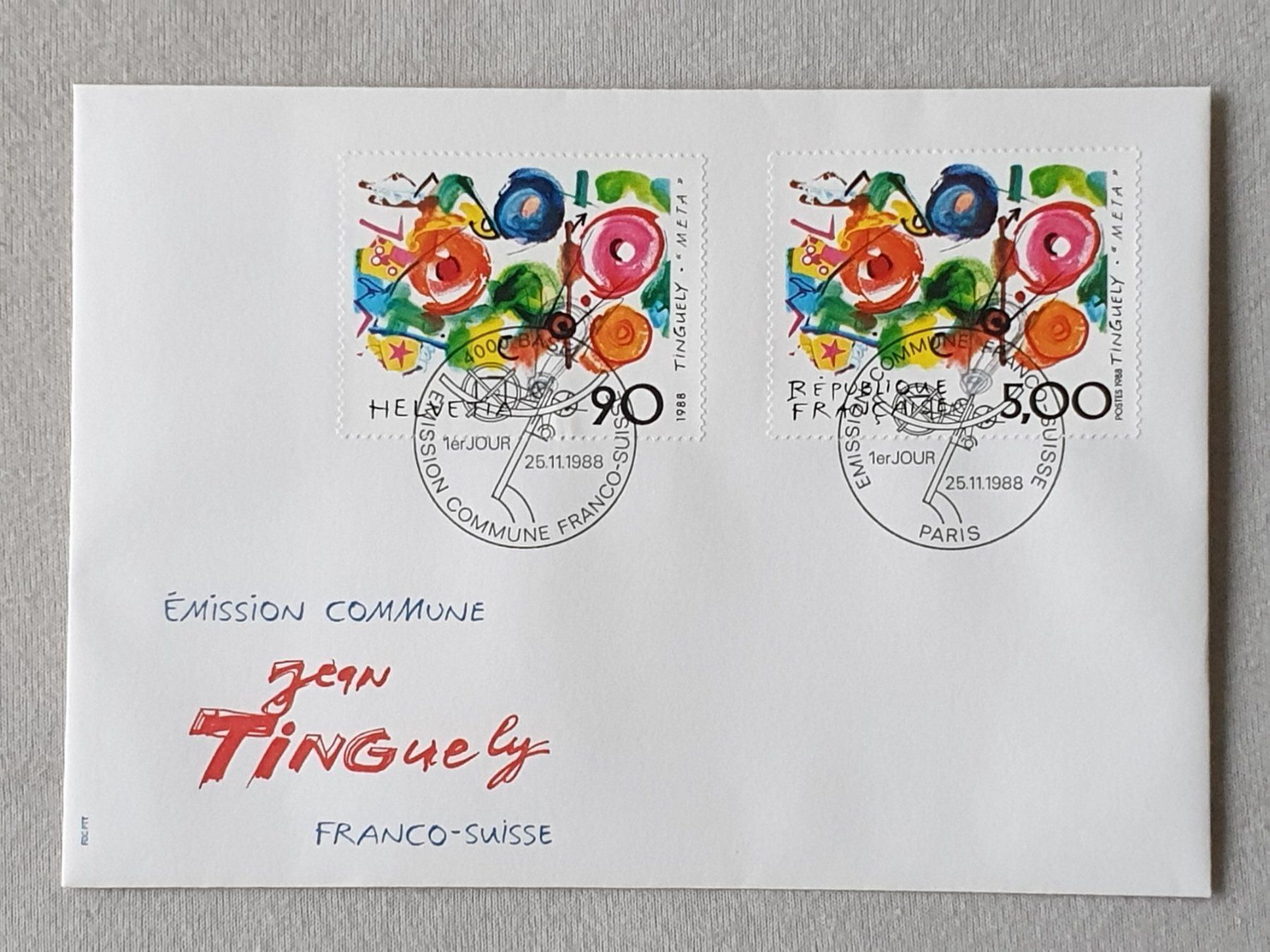 Tutti i francobolli: (214)   Gemeinschafts Schweiz-Frankreich – Usato da Schwarzhäusern venduto da Inot3 7