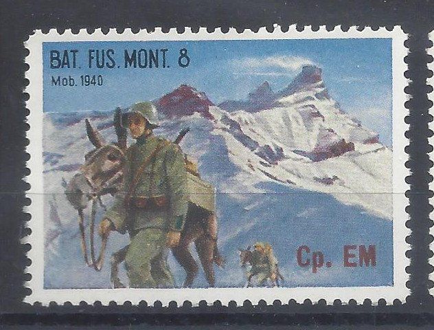 Soldatenmarken Infanterie - Bat.Füs.Mont.8 Cp.EM (Gebraucht) in Les ...