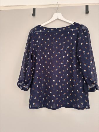 Bluse, Grösse S, dunkelblau