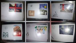 Div FDC Schweiz / Briefe Karten Ausland / Alles Abgebildet