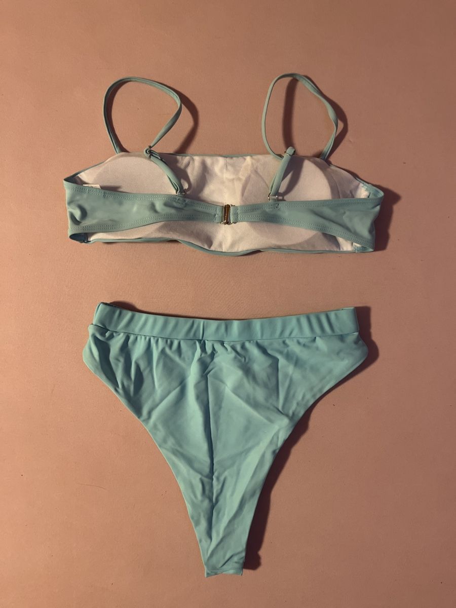 Badekleider & Bikinis: Bikini Set Türkis Grösse S Hohe Taille – Gebraucht aus Kaisten von saleforfun 1