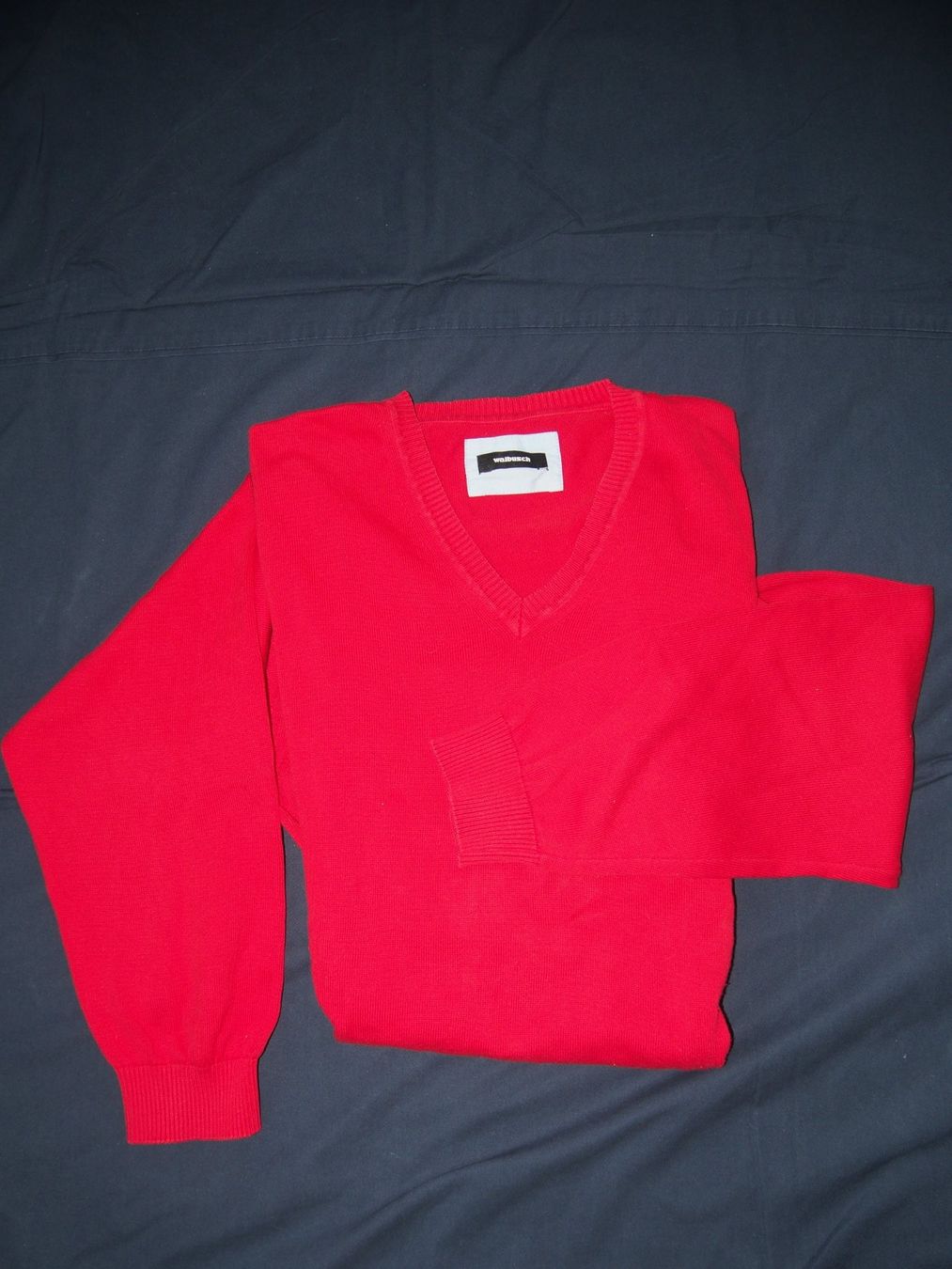 Walbusch Maglioni & Felpe: Bequemer Pullover Baumwolle V-Ausschnitt – Usato da Stäfa venduto da meridianum 2