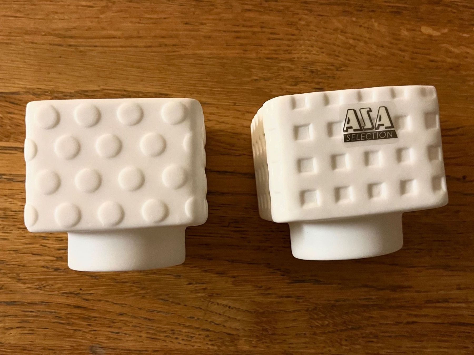 Portacandele: 2 Kerzenhalter ASA Selection, modernes Design, unbenutzt – Nuovo e nell'imballaggio originale da Adliswil venduto da eri.40 3